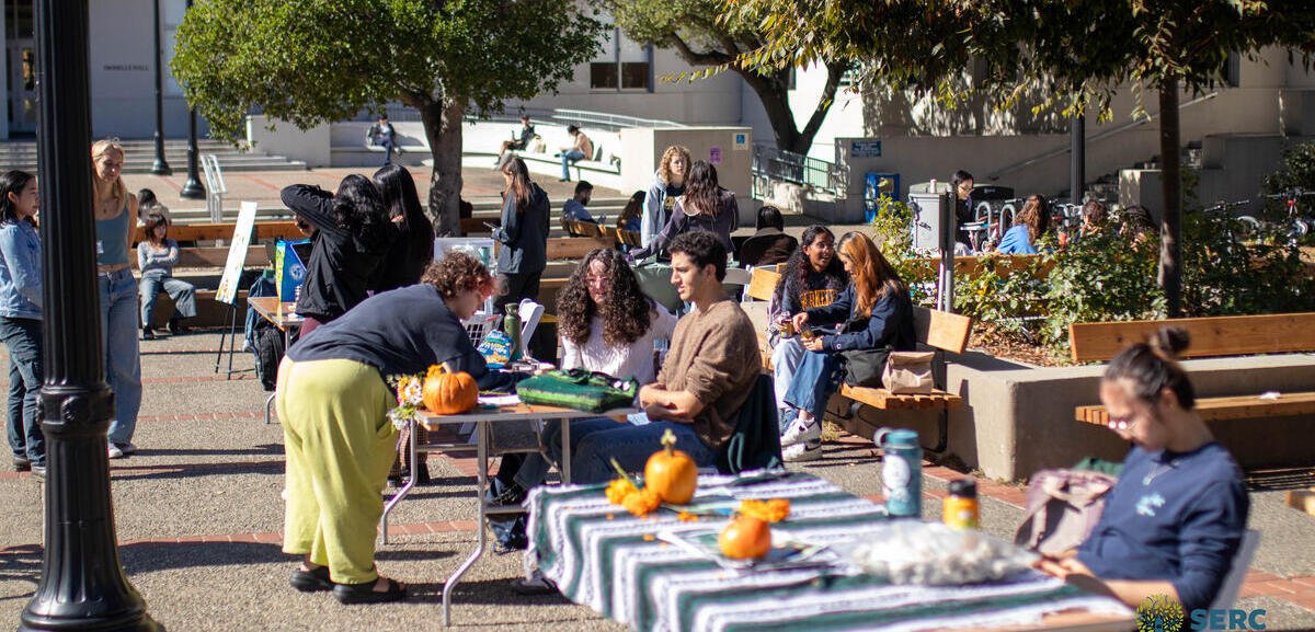 Students tabling at Climate Justice Week Fair