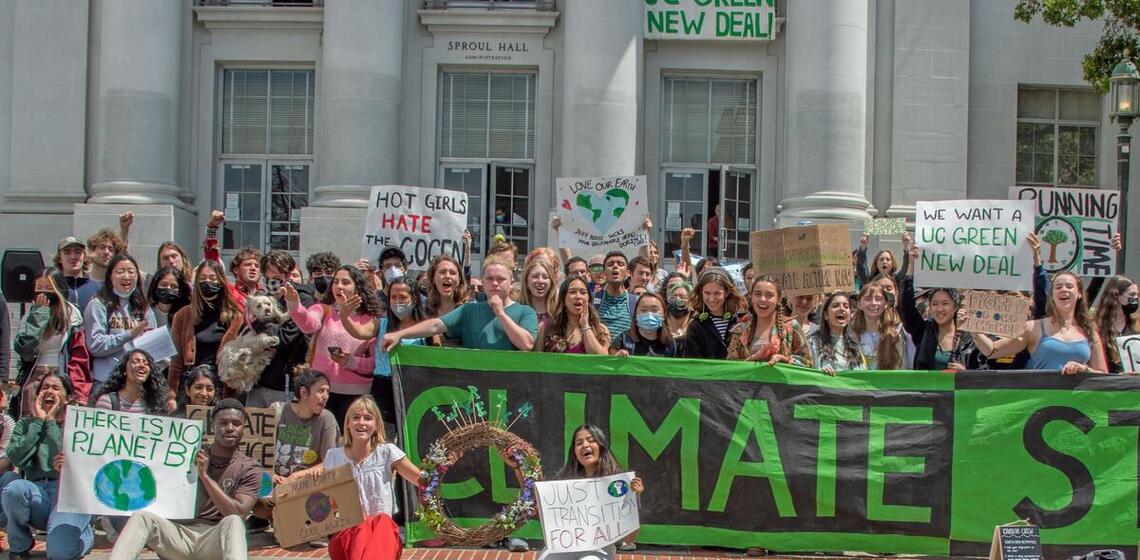 Earth Week Protest on Sproul Plaza