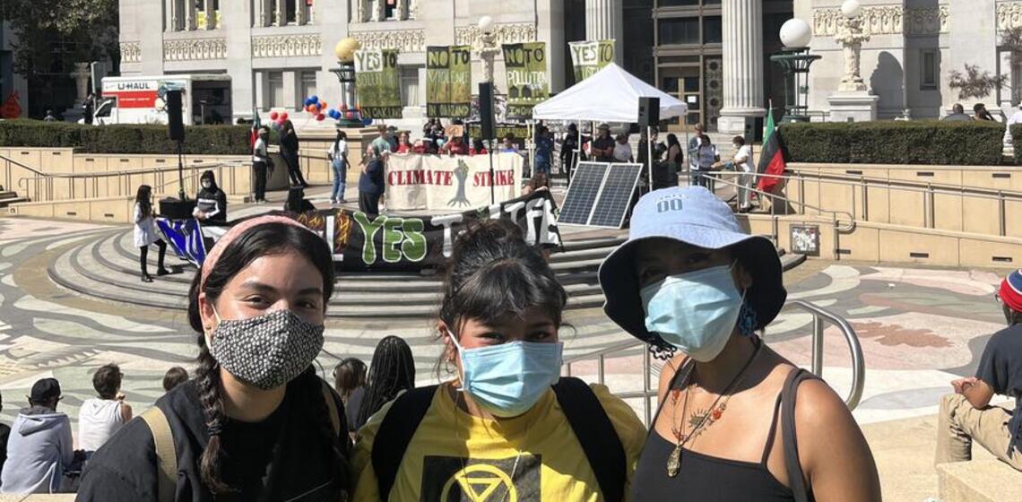 group at climate strike